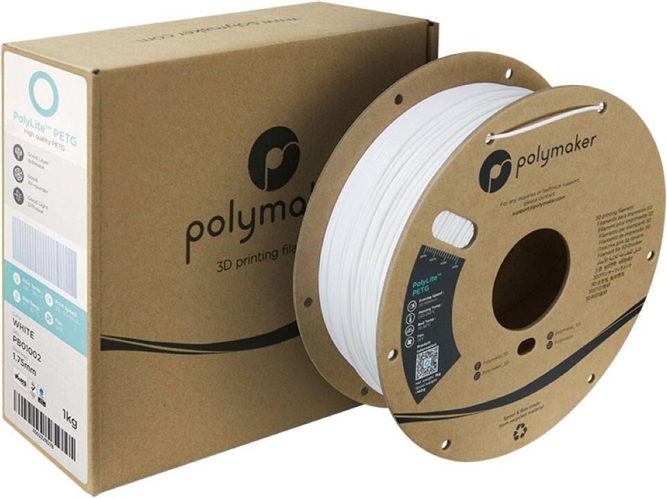 PolyLite High Quality PETG 3D Printing Filament 1.75mm d 1kg nSEIn polymaker COEAT Er 0.