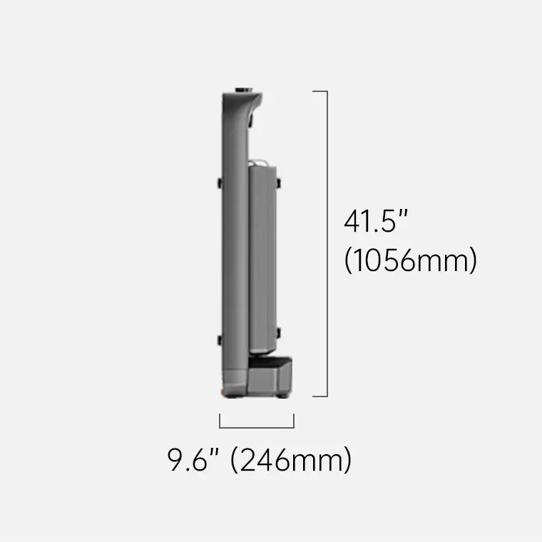 41.5" (1056mm)  
9.6" (246mm)