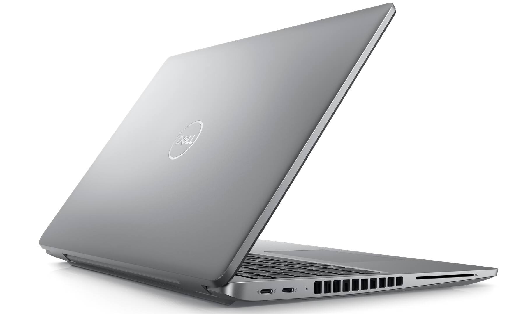 Back. Dell - Latitude 5550 Notebook Intel Core Ultra 7 155U 16GB RAM + 256GB NVMe Win 11 Pro, Webcam BUsiness Laptop PC, Backlit KB. - Silver.