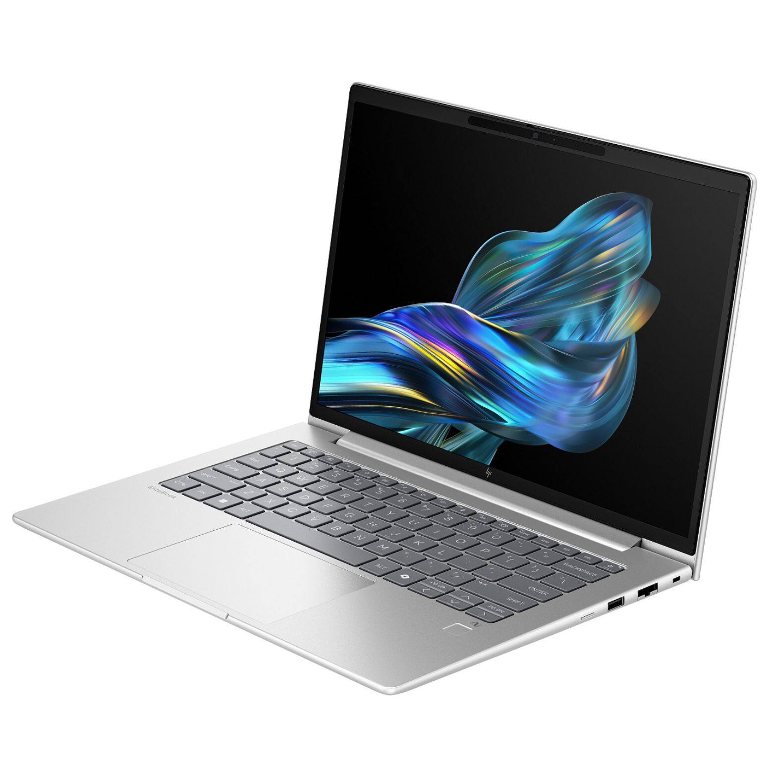 Alt View 1. HP - EliteBook 6 G1q 14.0" WUXGA Snapdragon X Plus X1P-42-100 up to 3.4 GHz 32GB RAM 512GB SSD Adreno X1-45 Windows 11 Pro - Silver.