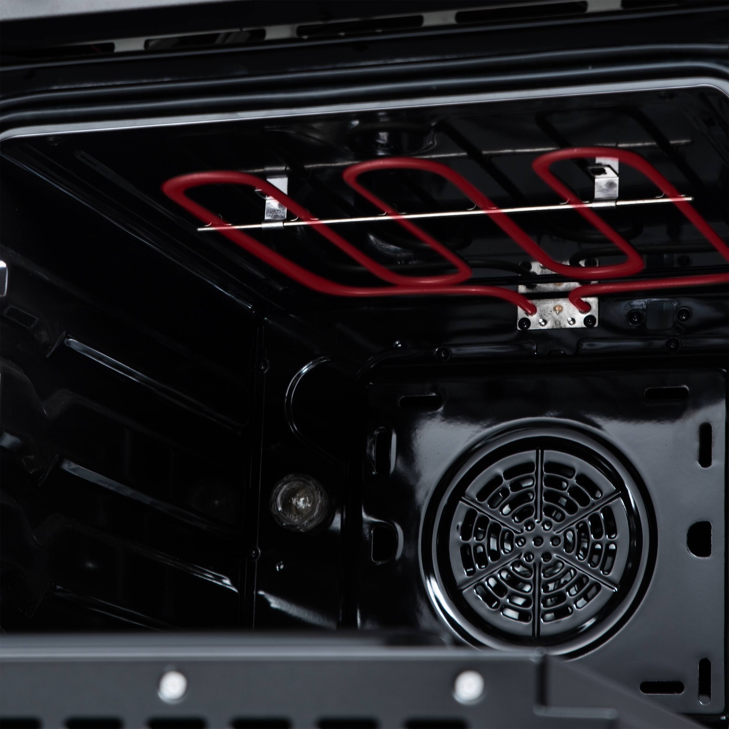 Alt View 14. Forno Appliances - Loiano 2.3 Cu. Ft. Freestanding Electric Range with Storage Drawer - Black.