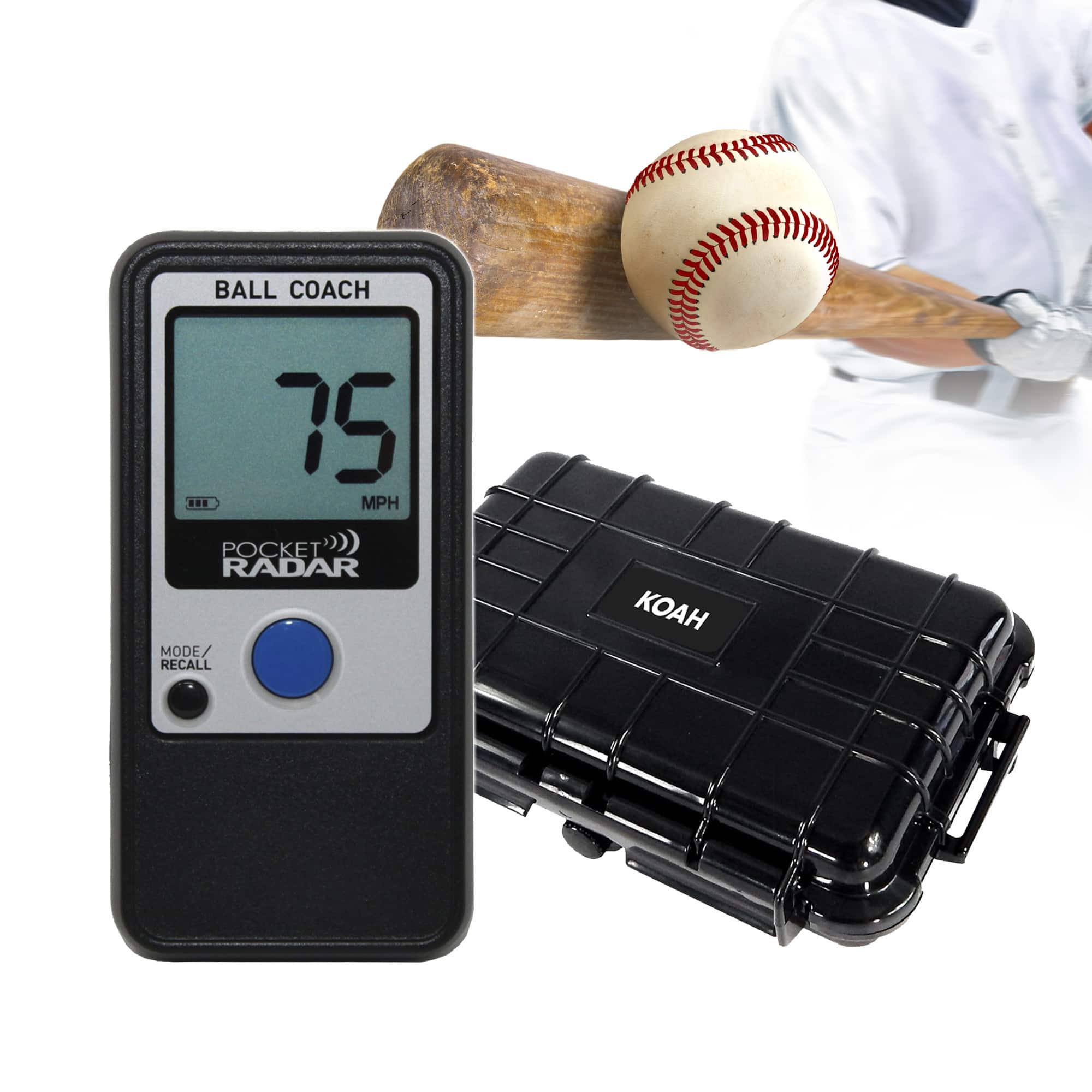 Pocket Radar - Ball Coach/Pro-Level Speed Training Tool and Radar Gun Bundle