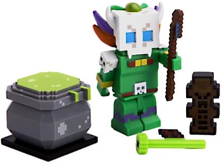 Front. PowerHouse Toys - Terraria Witch Doctor 3" Action Figure.