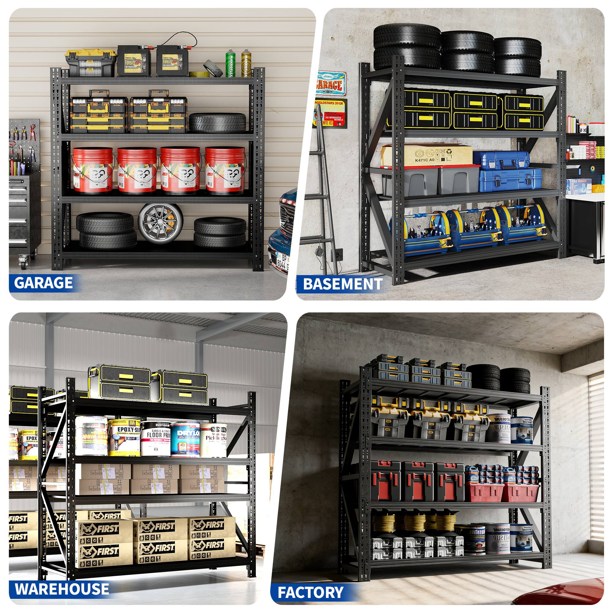 - GARAGE
- BASEMENT
- WAREHOUSE
- FACTORY