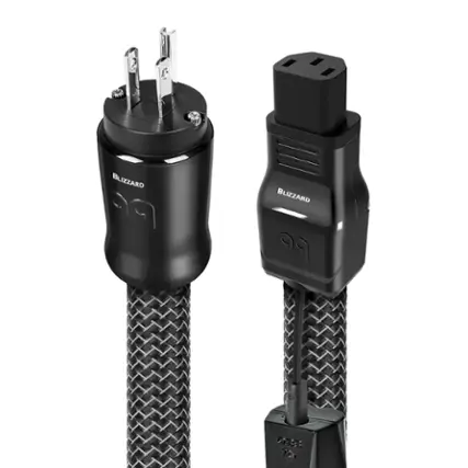 AudioQuest - 2.0M Blizzard XTRM IEC13 Power Cable - Silver/Black
