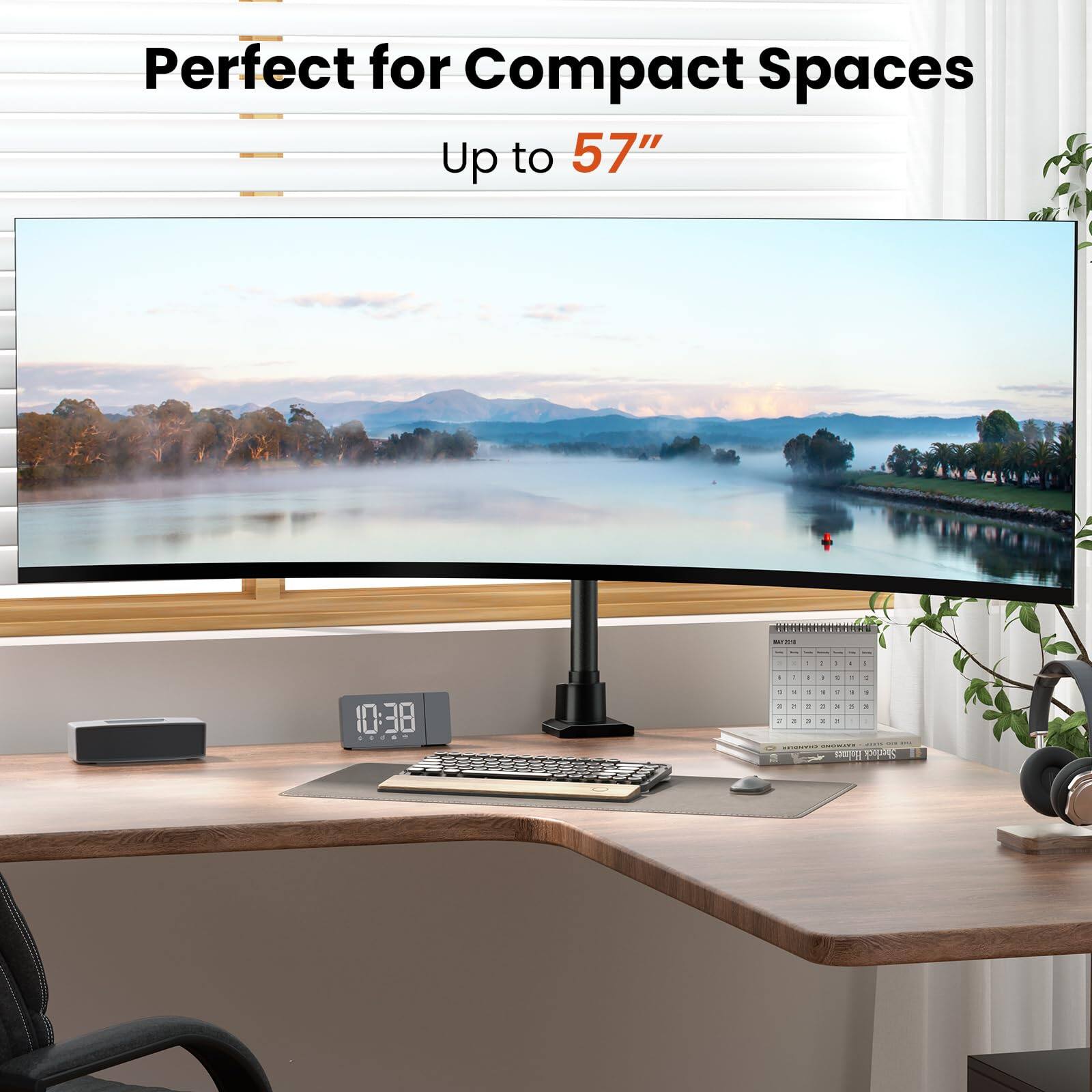 Perfect for Compact Spaces  
Up to 57"
