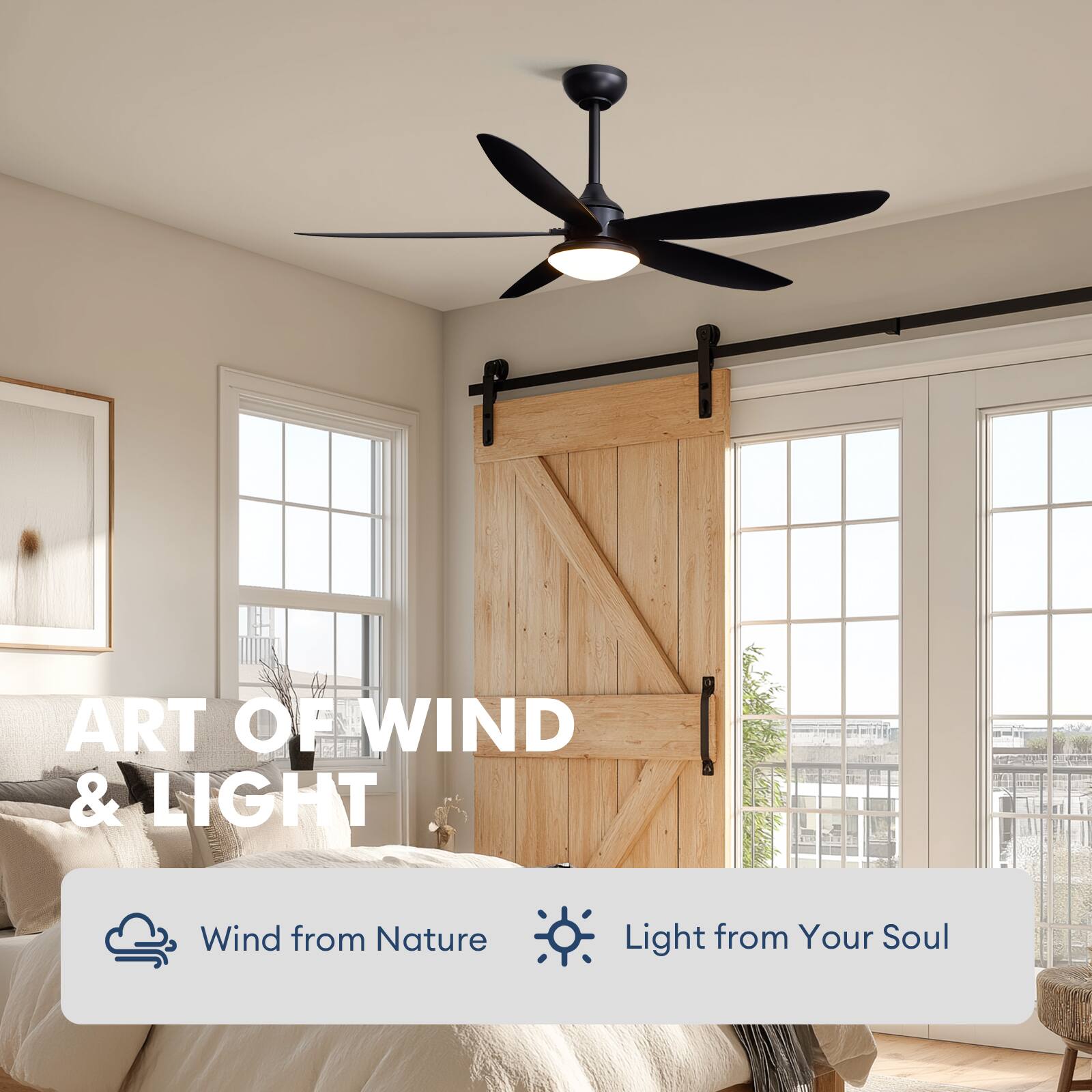 ART OF WIND & LIGHT  
Wind from Nature  
Light from Your Soul
