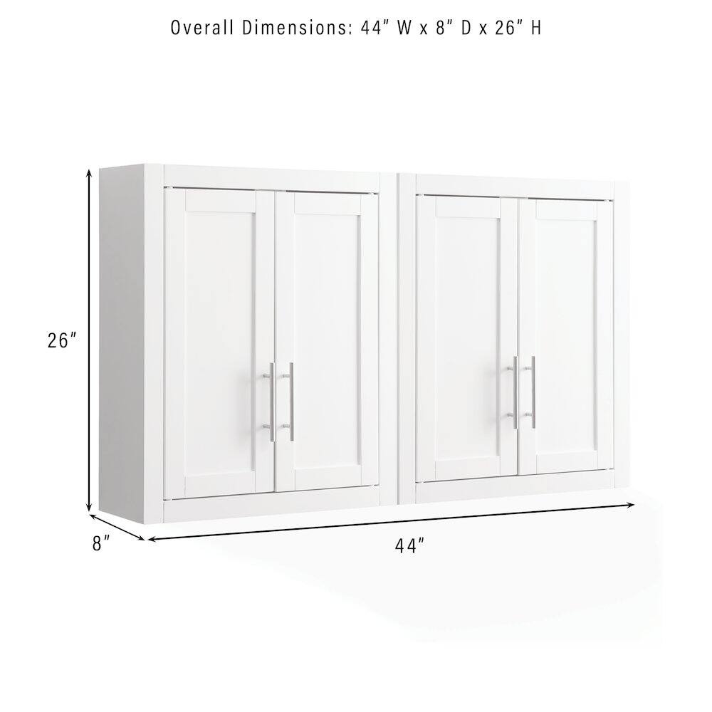 Overall Dimensions: 44" W X 8" D X 26" H