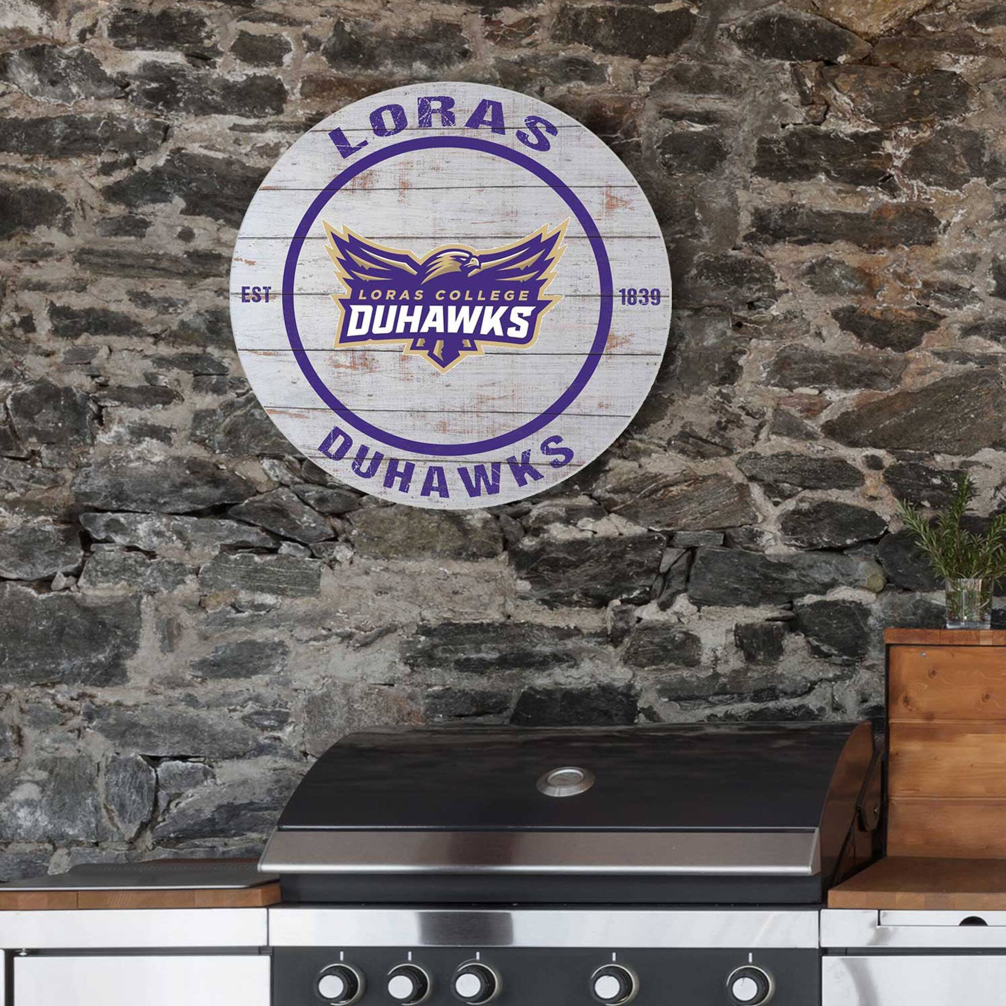 LORAS  
DUHAWKS  
EST 1839  
LORAS COLLEGE DUHAWKS