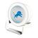Front. Keyscaper - Detroit Lions Linen Print Nightlight Charger & Bluetooth Speaker - White.