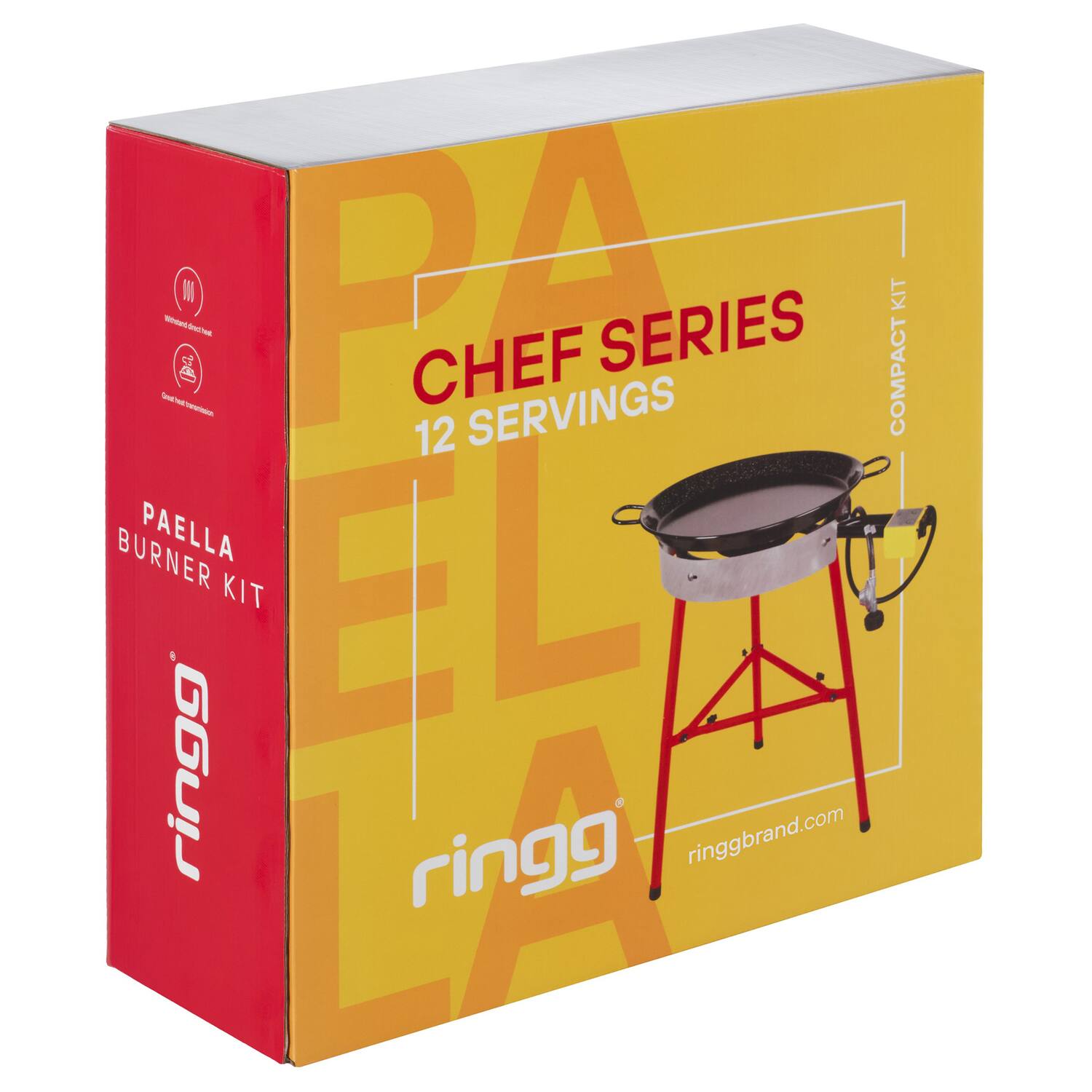 Chef Series 12 Servings Compact Kit  
Paella Burner Kit  
Ringg  
ringgbrand.com
