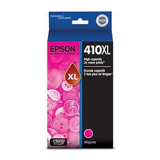 DESIGNED FOR EXCELLENCE
EPSON
EXCEED YOUR VISION
410XL
High-capacity
2x more prints*
Grande capacité
2 fois plus de tirages*
Claria
Magenta
*Based on Epson's internal testing. Actual results may vary.