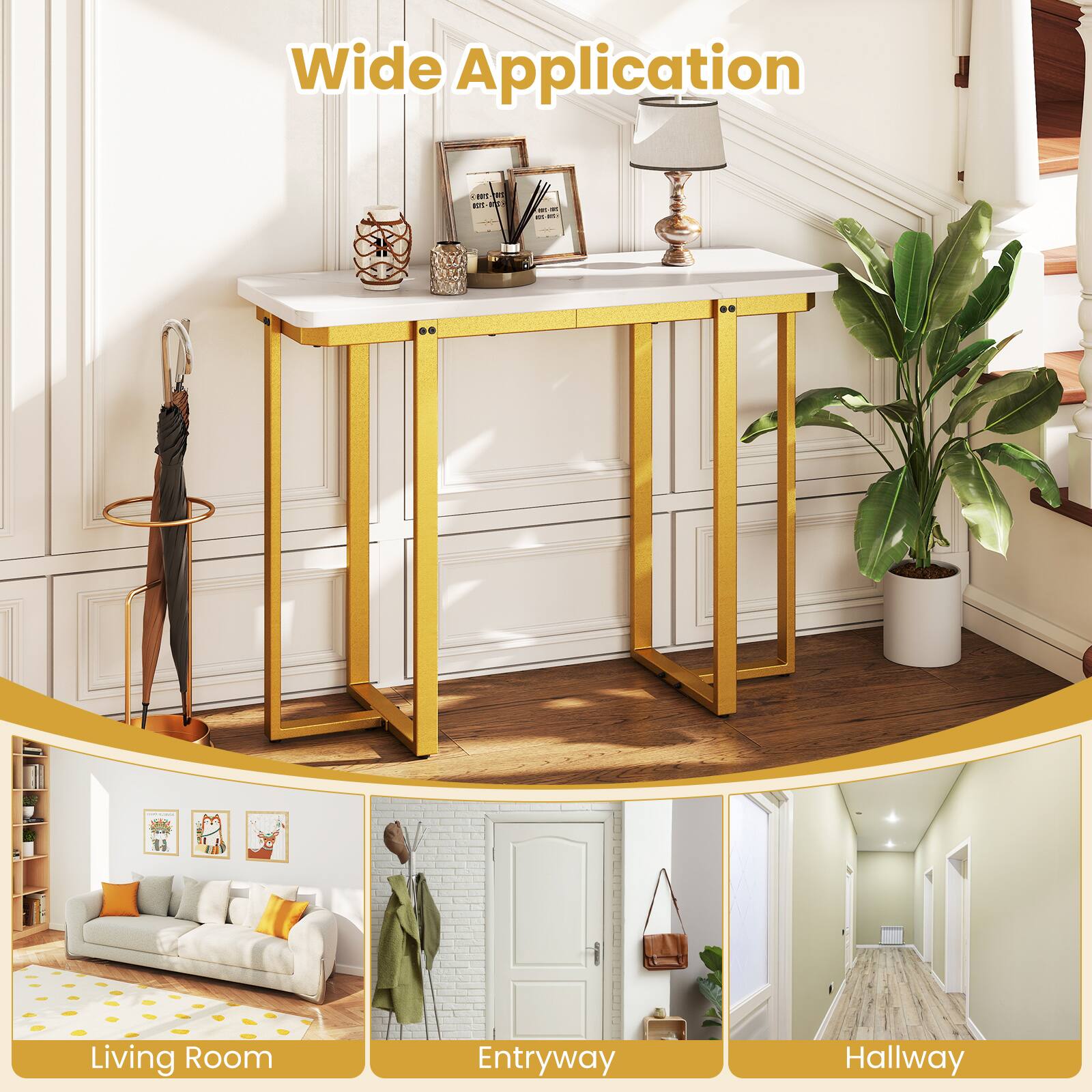 Wide Application

Living Room Entryway Hallway