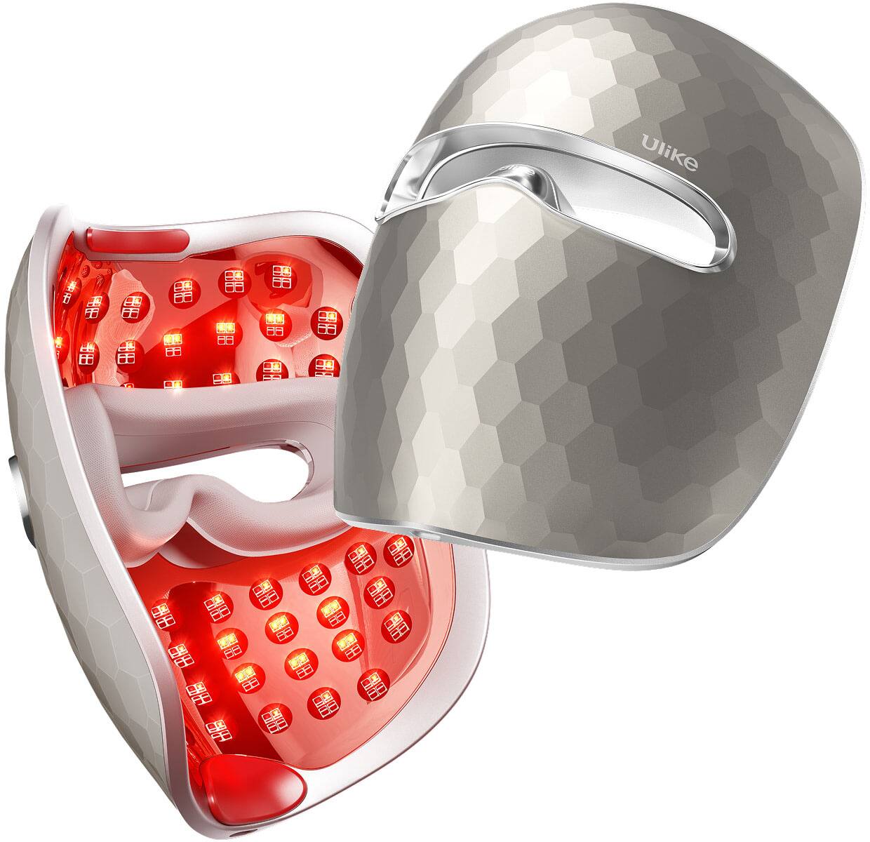 Left. Ulike - Ulike ReGlow LED Light Therapy Mask - Gold.