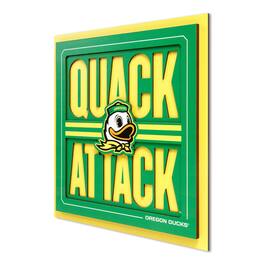 YouTheFan - Oregon Ducks Unisex No Age Group Slogan Series 3D Wall Art - No Color - Multicolor