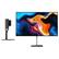 Front. Dough - Spectrum Black 32-In.-Class 4K 240-Hz Dual-Mode WOLED Monitor and Stand Kit - Metallic.