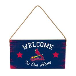 Evergreen Enterprises - 6" x 11" Welcome Home Wood Wall Sign with Rope Hanger - Multicolor