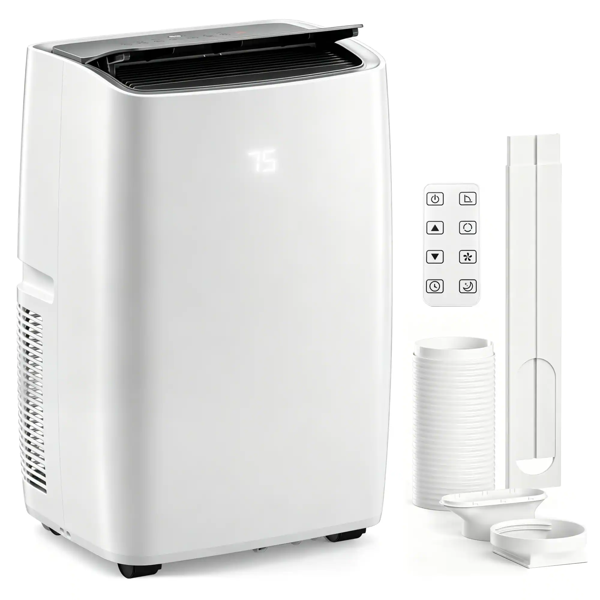 Front. HUMSURE - HUMSURE Portable Air Conditioner 14000 BTU(ASHRAE) ,Suitable for 700 sq ft of Rooms, Floor Standing Air Conditioning AC.