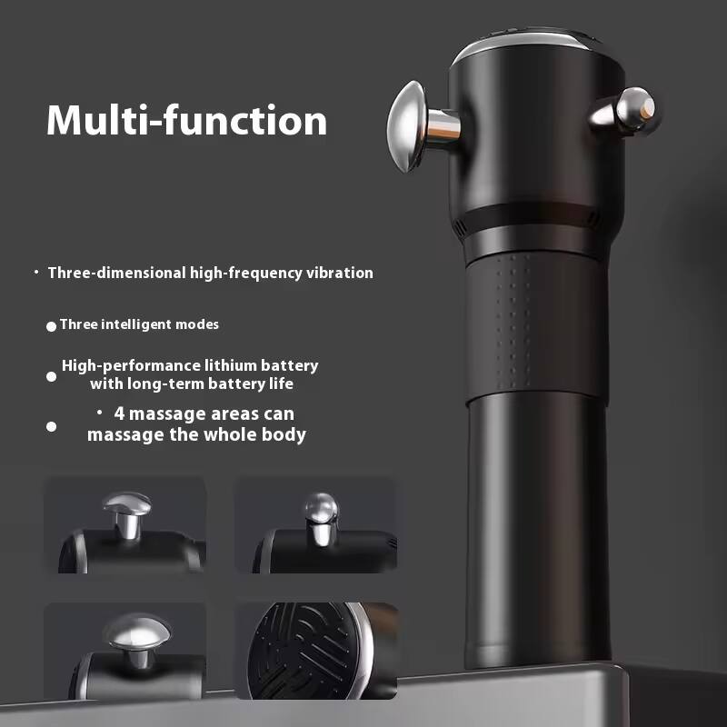 Multi-function

- Three-dimensional high-frequency vibration
- Three intelligent modes
- High-performance lithium battery with long-term battery life
- 4 massage areas can massage the whole body
