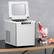 Alt View 2. Costway - Costway Ice Maker Machine Countertop 26Lbs/24H Portable W/Scoop & Basket - Sliver.