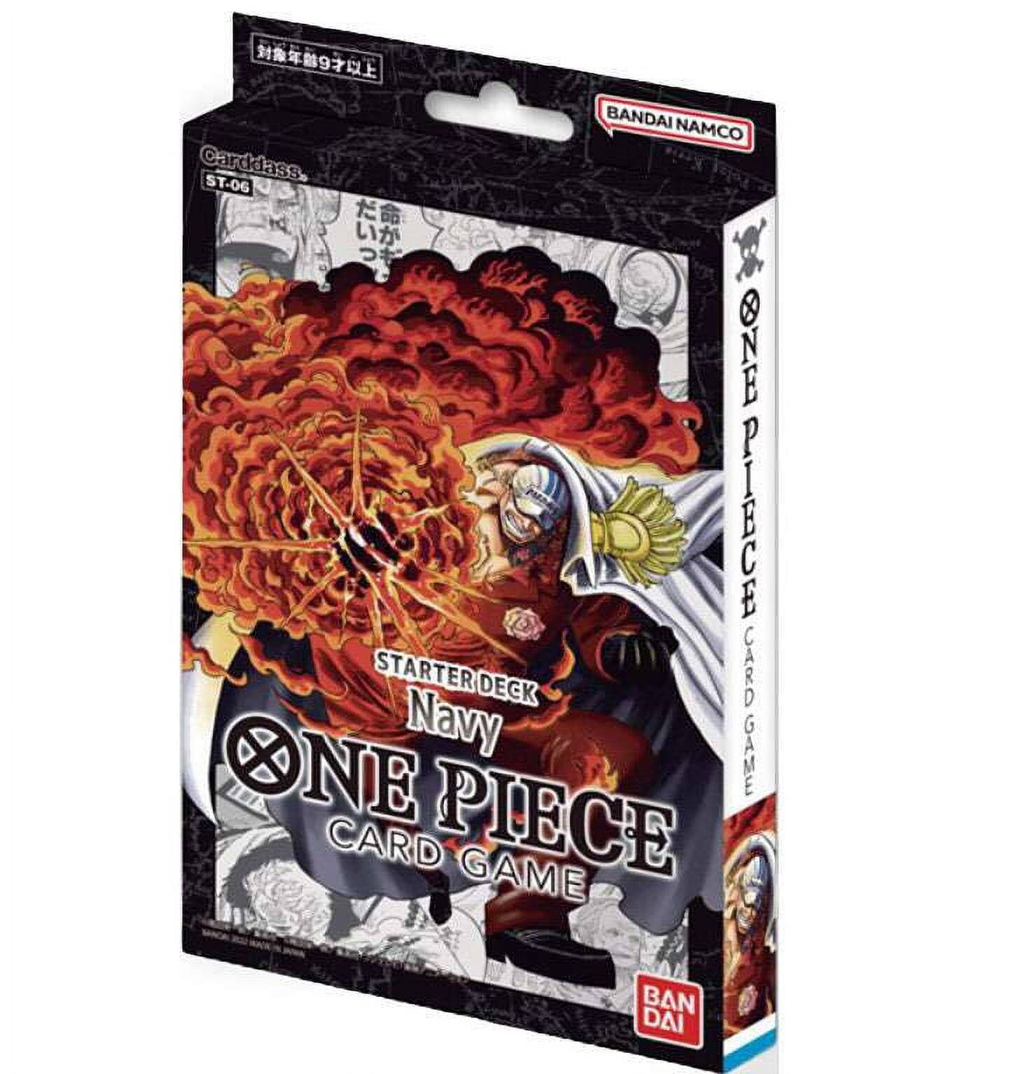 9 BANDAI NAMCO Carddass ST-06 ONE PIECE STARTER DECK CARD Navy GAME ONE PIECE CARD GAME BANDAI