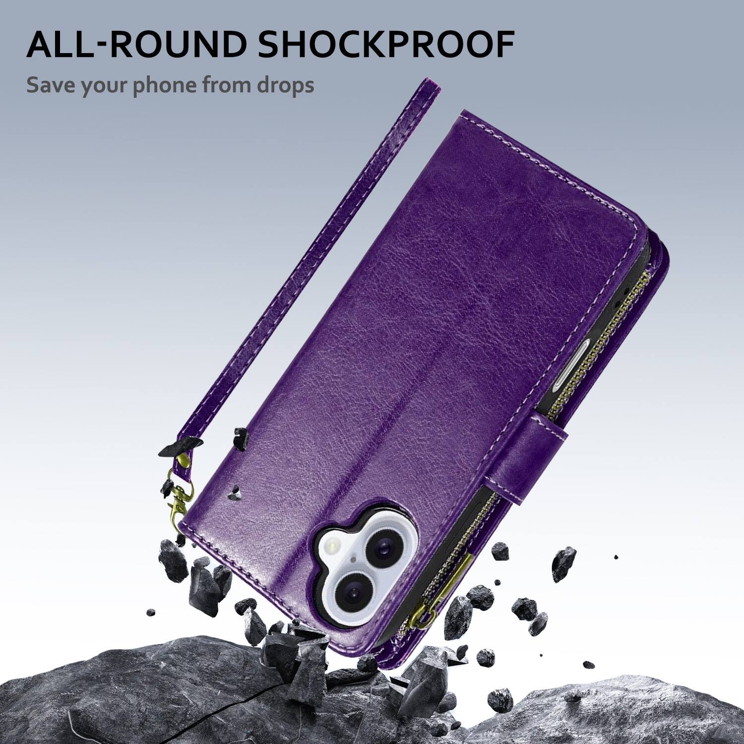 ALL-ROUND SHOCKPROOF  
Save your phone from drops
