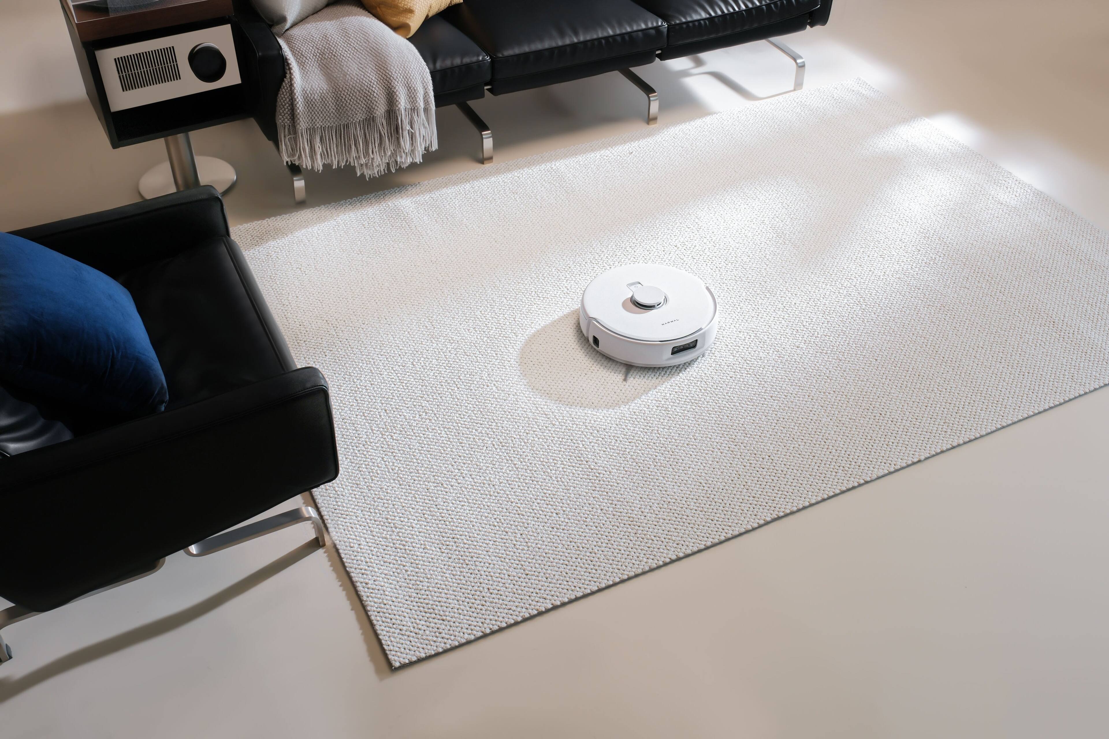 Alt View 13. Narwal - Narwal Freo Pro Bonus Pack Robot Vacuum, Extra Floor Cleaning Tablet, ZeroTangling Brush, Auto Mop Washing - White.