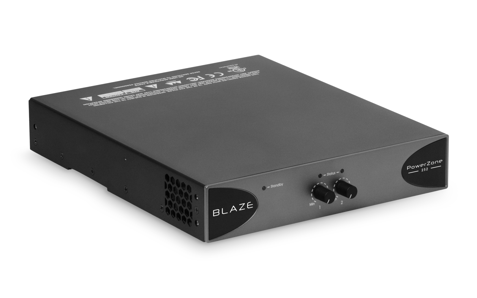 Sonance - Blaze PowerZone 252 – 250 Watt Class D amplifier with 2 channels (Each) - Black