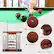 The text on the image is grouped as follows:
1. Anti-falling Design: Round Edges
2. Painted Surface: Pool Cue Fixing Hole
3. Pool Cue Fixing Hole: Pool Cue Fixture
