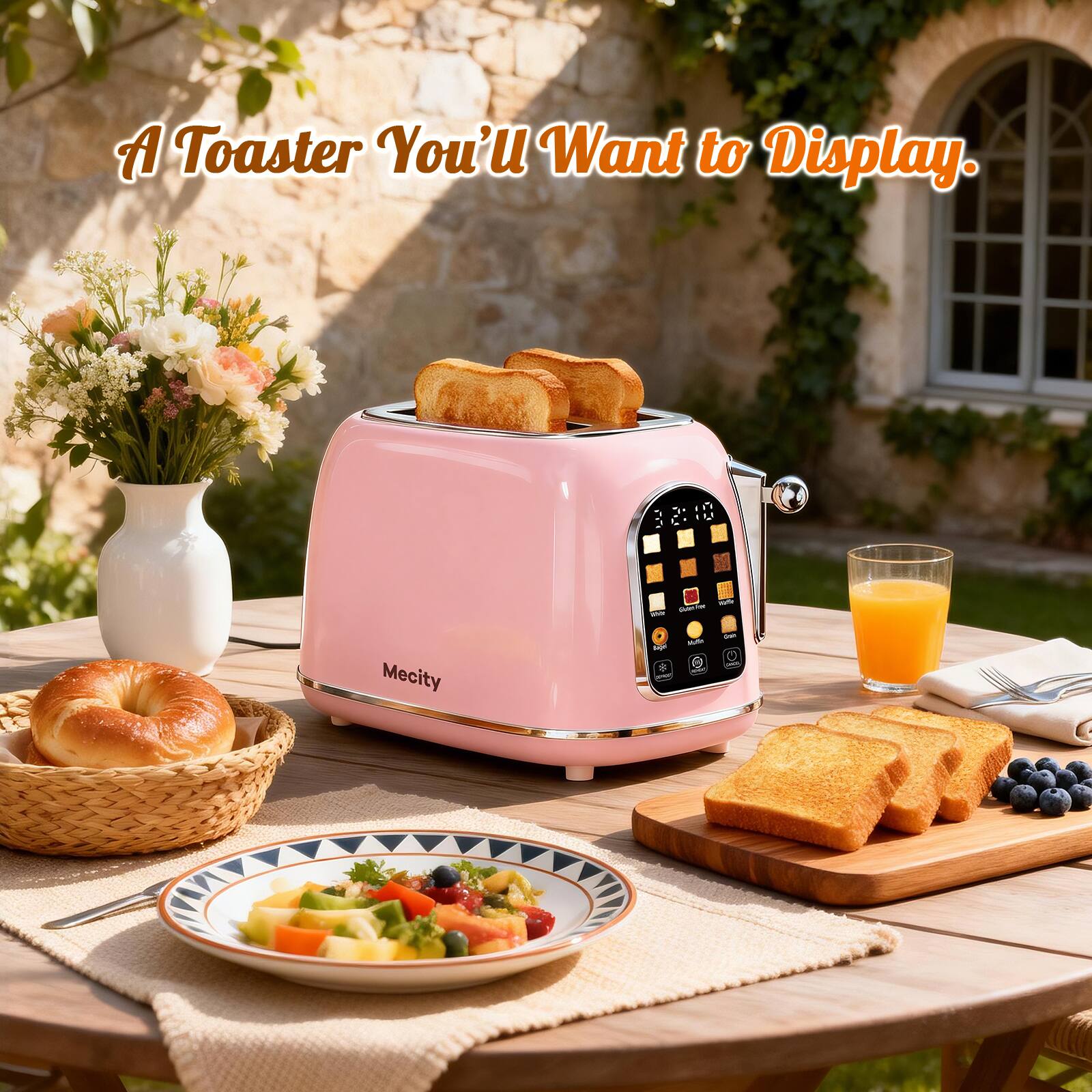 A Toaster You'll Want to Display.

- - Culorifee
Mecity
Sugar $
