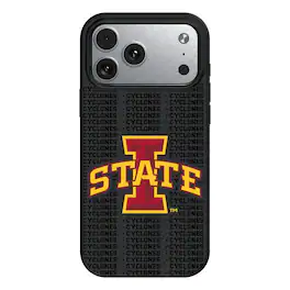 Keyscaper - NCAA - Iowa State Cyclones Primary Logo iPhone Magnetic Bump Case - 16 - Black