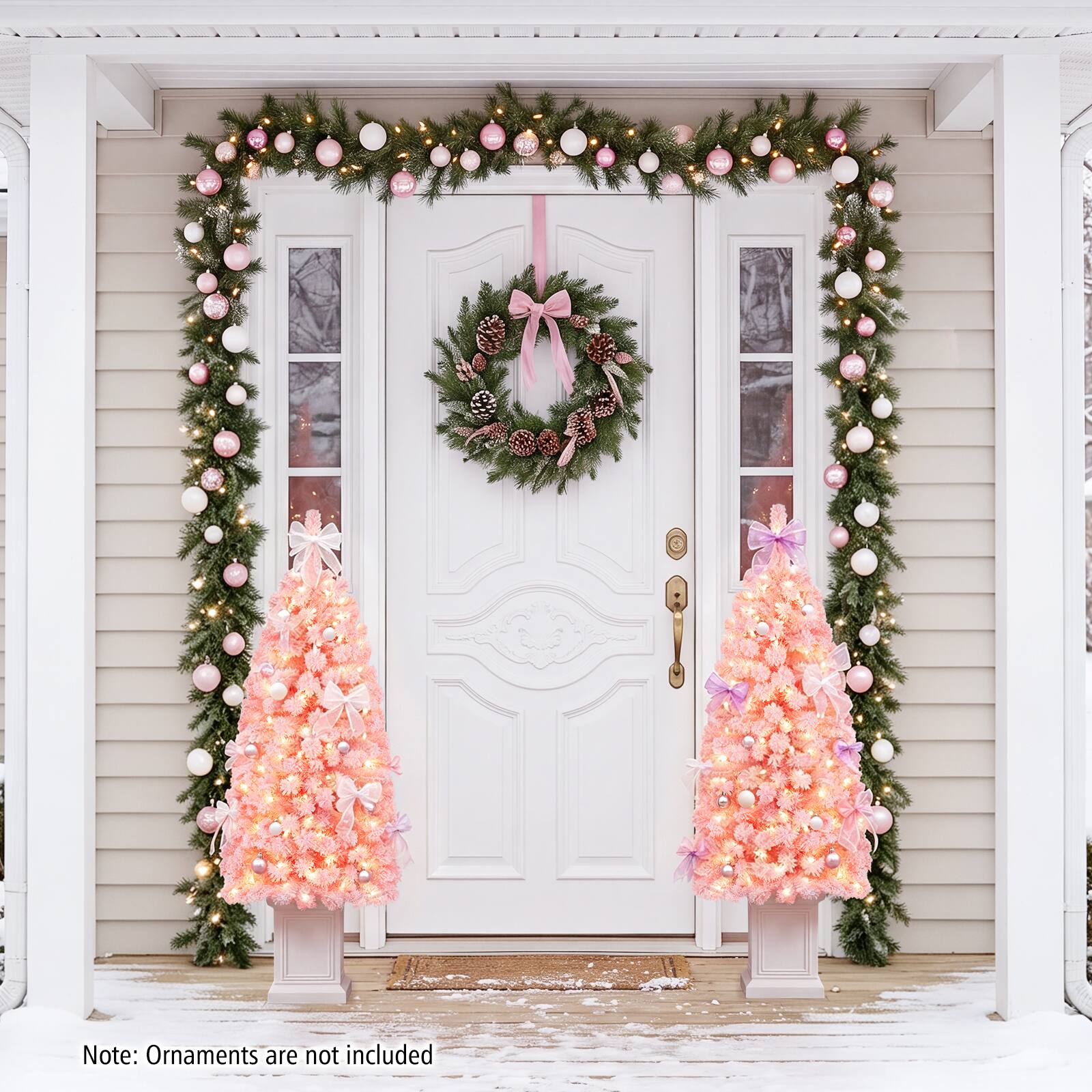 Note: Ornaments are not included