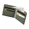 ALPAKA - ARK Classic Wallet,Bifold Wallet with Magnetic Closure, RFID Protection, Global Bill Fit,Gift-Ready Box - Green Axogrid 210D