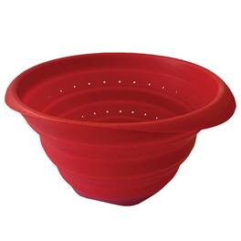 Better Houseware - 732/r 4-qt. Collapsible Silicone Colander - Red