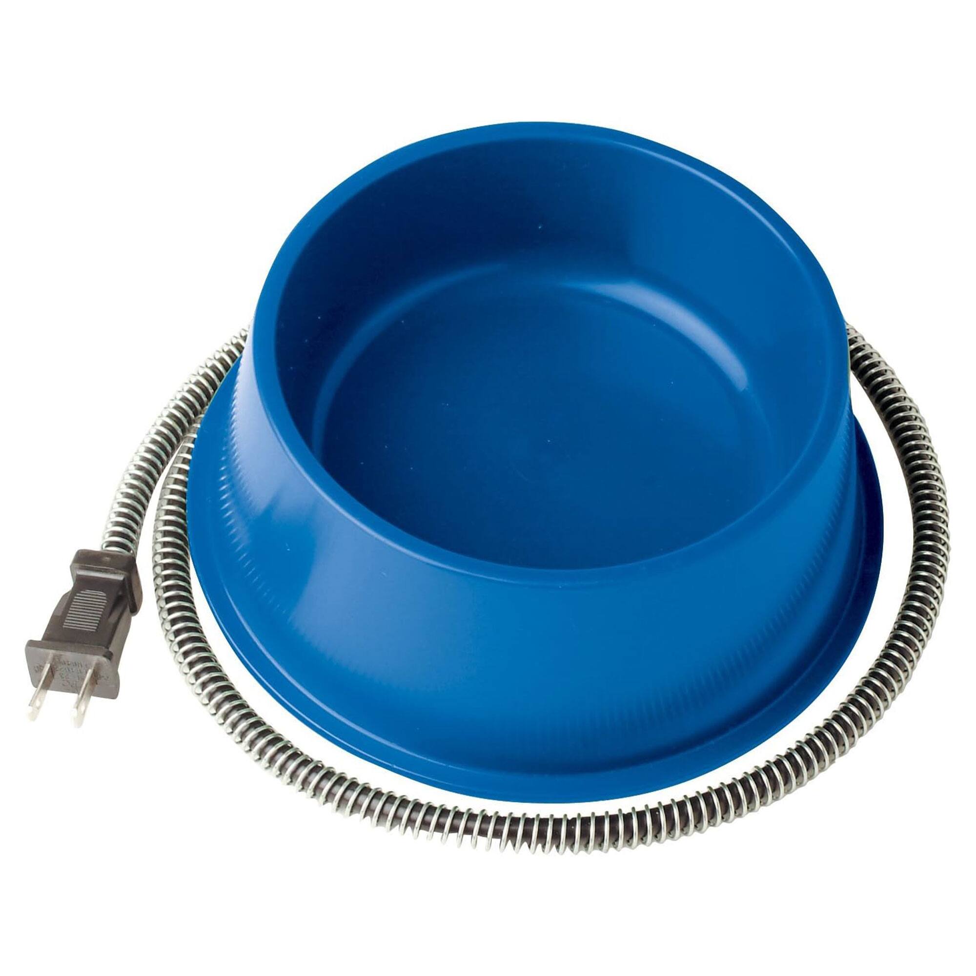 Alt View 4. Farm Innovators - Farm Innovators Plastic Heated Pet Bowl with Anti Chew Cord for All Breed Sizes - Blue.