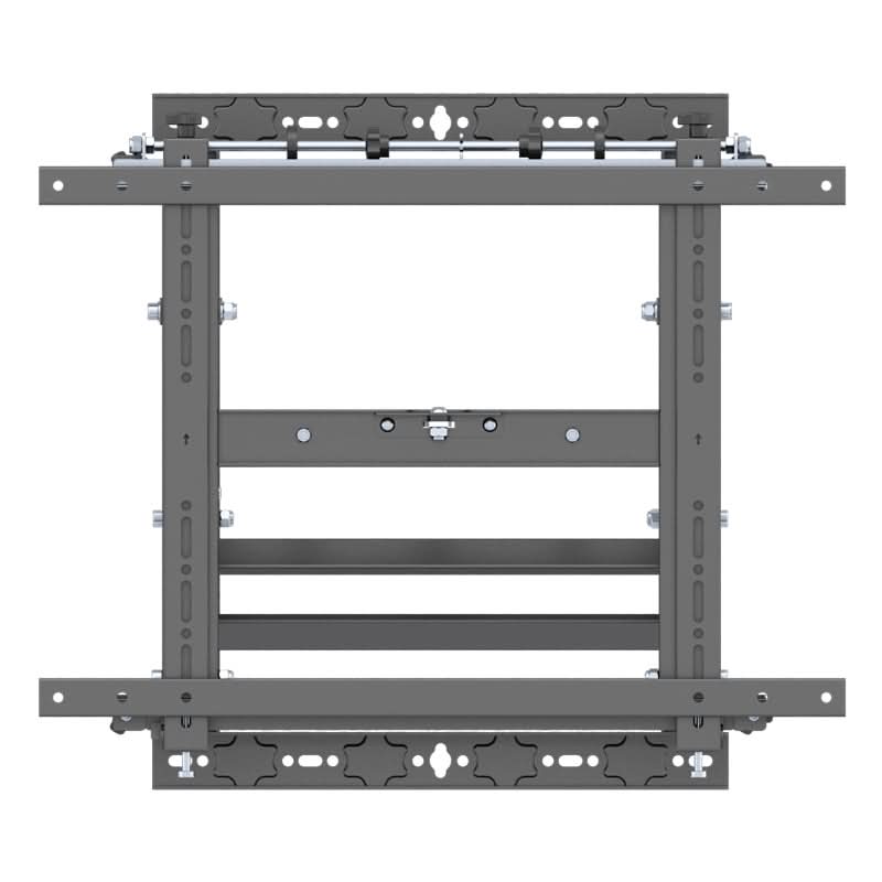 Alt View 5. Mount-It! - Video Wall Mount Bundle for 37–70" TVs – 4x MI-367 Mounts + Free Spacer, 110 lbs Capacity - Black.