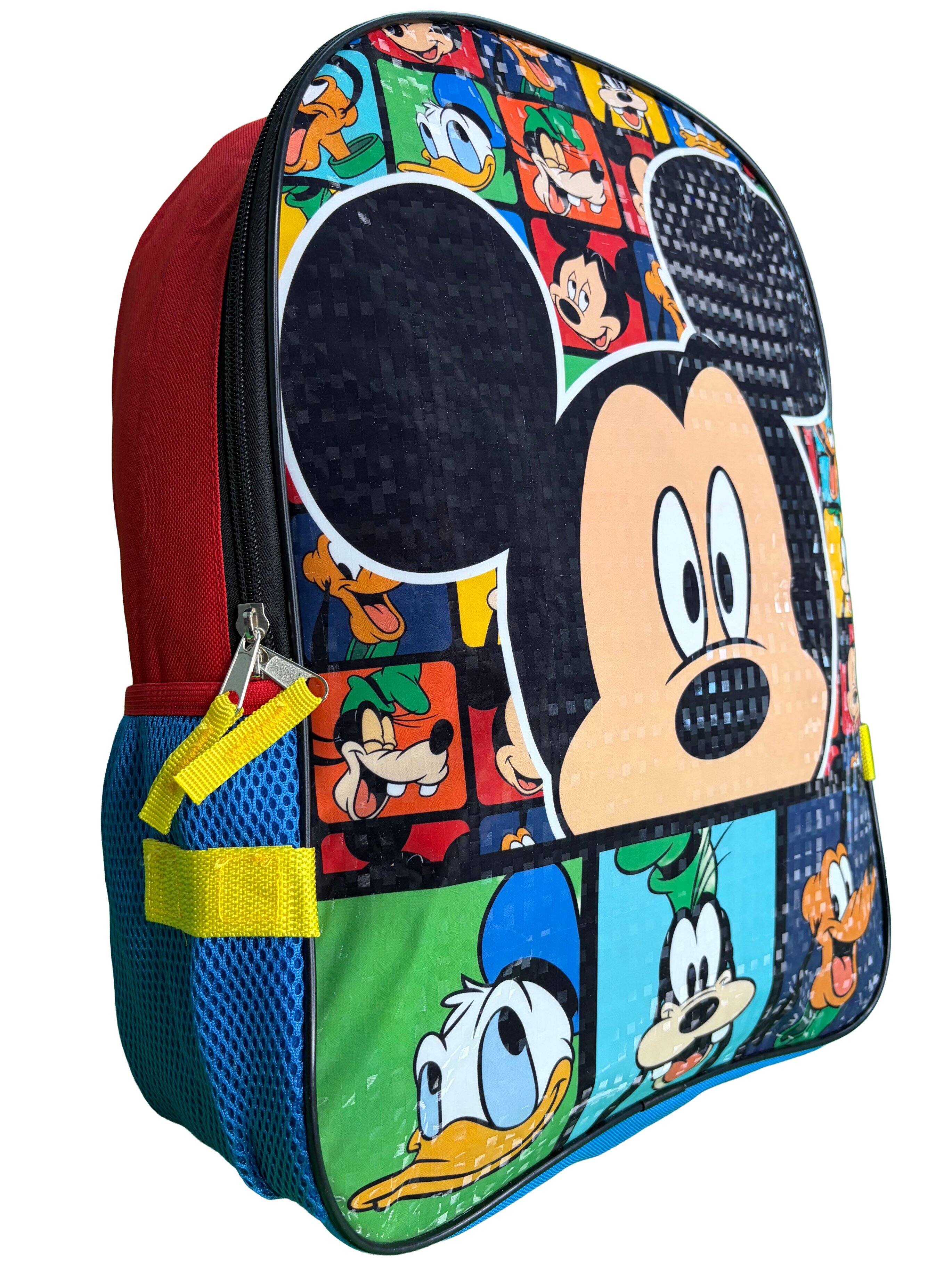 Alt View 4. Disney - Disney Mickey Backpack for School with Rectangular Lunch Bag, for Kids - Assorted Pre-Pack.