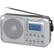 POWER
FM / AM / SW1-2 PLL RADIO
AM
7.42 MHz
METER
TIME/M+
POWER
VOLUME
TUNING
LIGHT
SLEEP
SNOOZE
WAKE
BAND