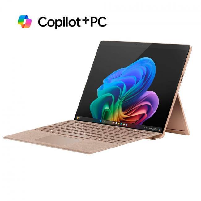 Alt View 3. Microsoft - Microsoft Surface Pro Copilot+ PC Touchscreen 13" LCD Snapdragon X Plus Processor 16GB RAM 512GB SSD (11th Edition) Dune - Dune.