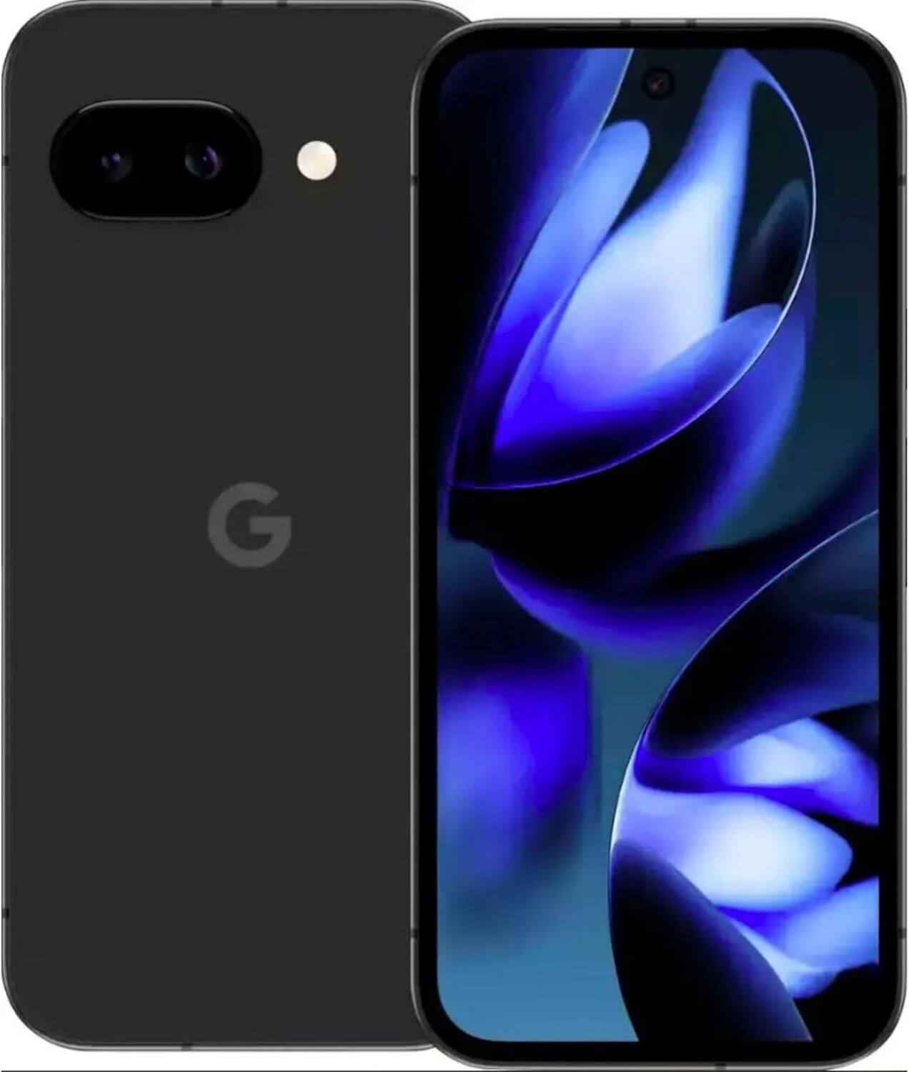 Front. Apple - Pre-Owned Excellent Google Pixel 9a 5G 128GB - Obsidian - (Unlocked) - Obsidian.