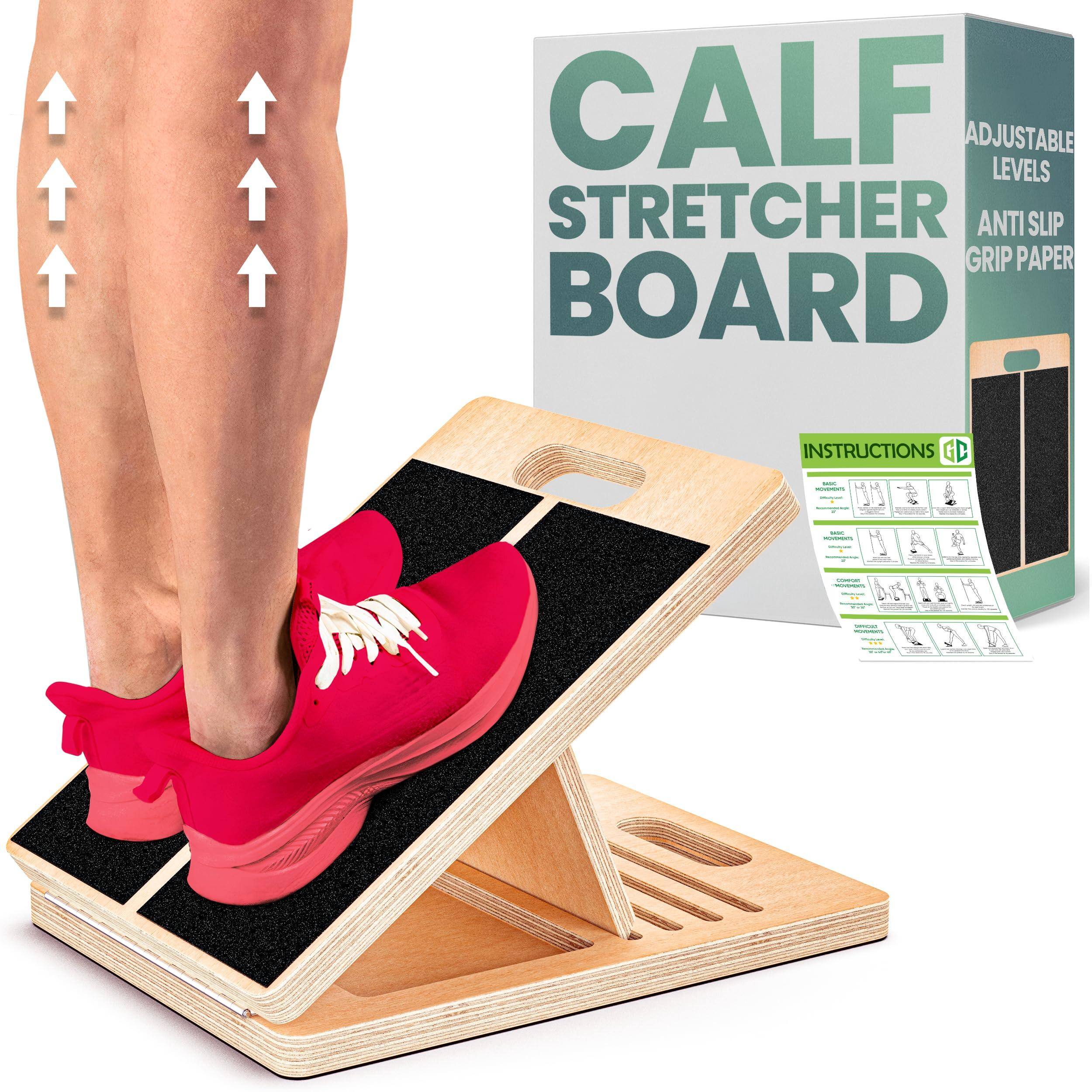 Calf Stretcher Board  
Adjustable Levels  
Anti Slip Grip Paper  
Instructions