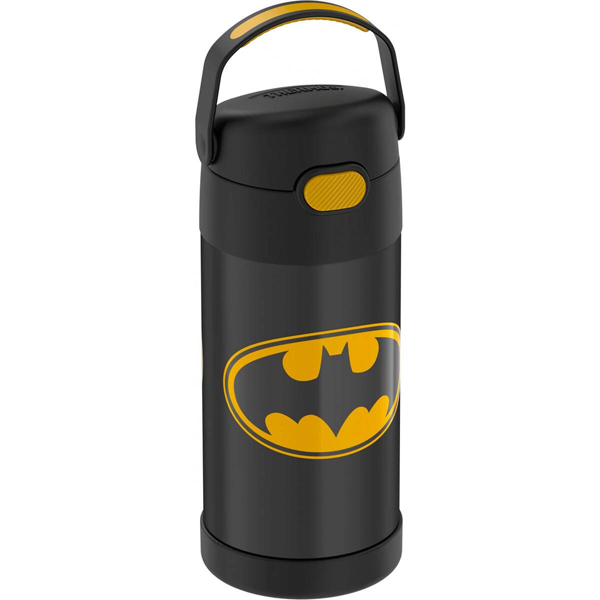 Alt View 1. Thermos - Thermos 12 oz. Kid's Funtainer Insulated Water Bottle - Batman - Batman.