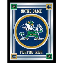 Holland Bar Stool Co. - Notre Dame Fighting Irish 17'' x 22'' Leprechaun Logo Mirror - Multicolor