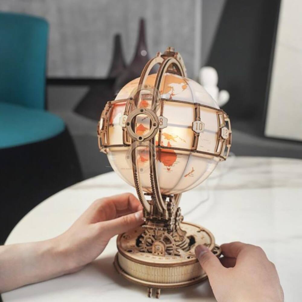 Alt View 5. 3D Puzzle - DIY 3D Puzzle -  Luminous Globe 180 Pcs.