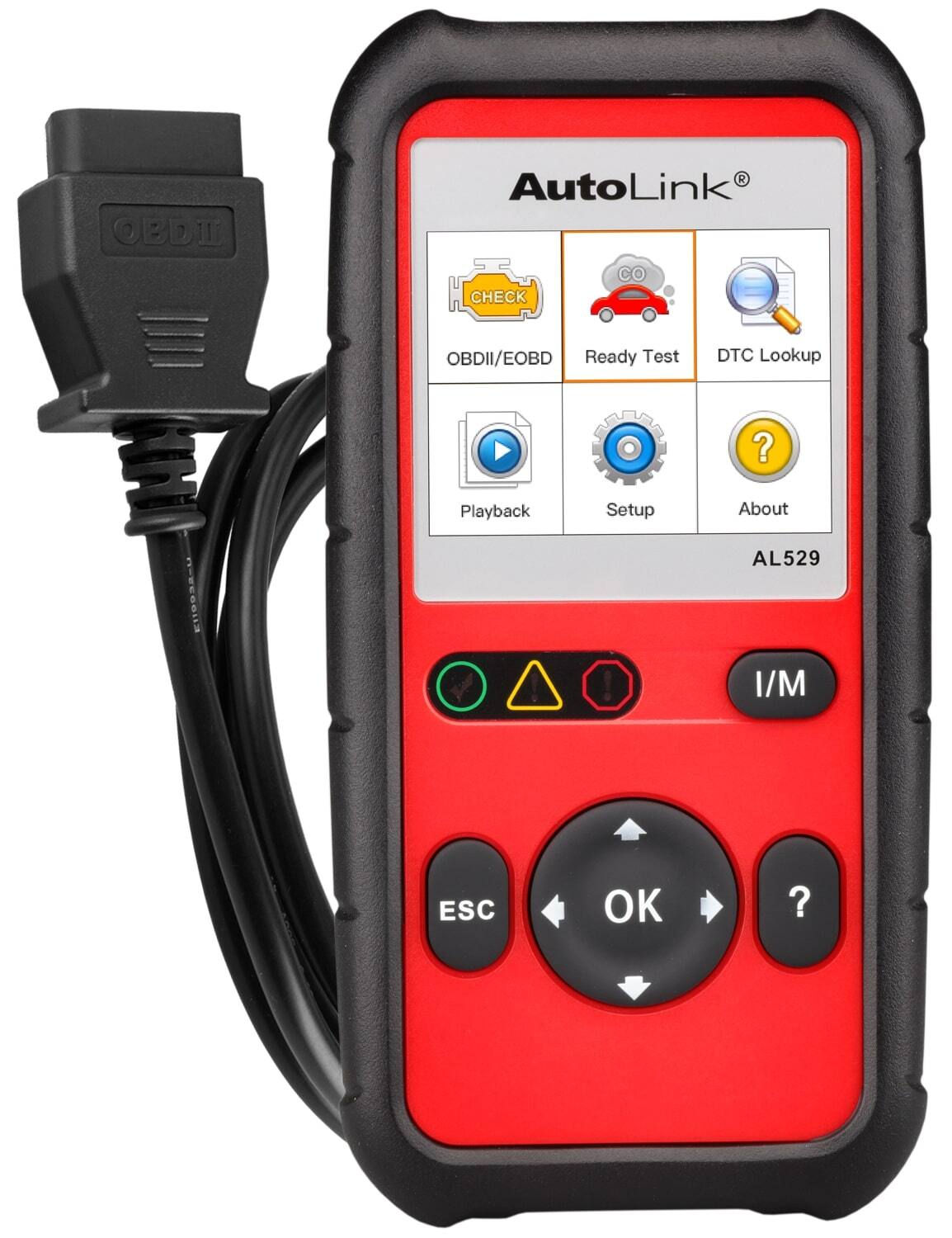 Front. Autel - AL529 Advanced Code Reader with Special Functions - Black.