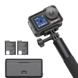 DJI - Osmo Action 5 Pro Camera Adventure Combo - Black