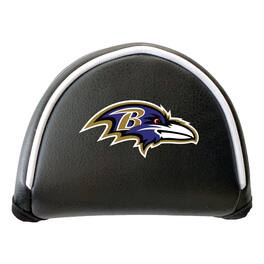 Team Golf - Baltimore Ravens Mallet Putter Cover - Multicolor