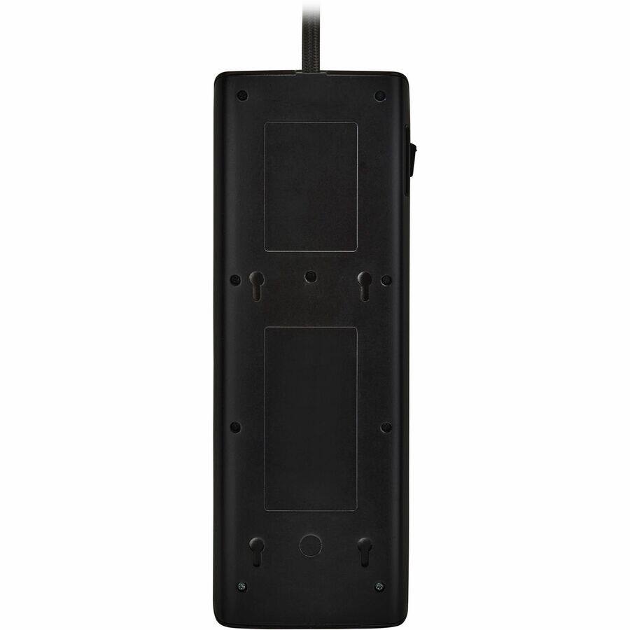 Alt View 8. Tripp Lite - Tripp Lite series Protect It! TLP88DBTEL 8-Outlets Surge Suppressor/Protector - Household Electronic, Computer, Printer - Black.