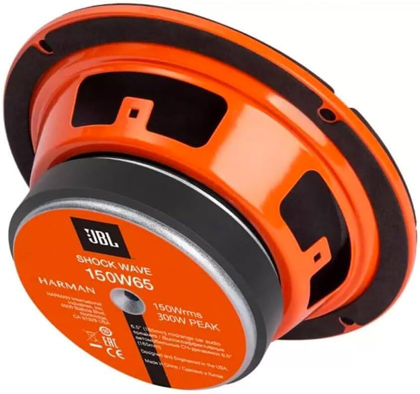 JBL Control 5 オレンジ色！新品エッジ（Ｒ７/５月交換）の激レア物！ JBL SHOCKWAVE150W65 6.5