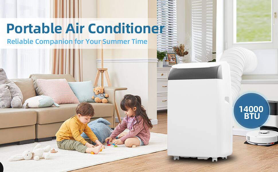 Portable Air Conditioner  
Reliable Companion for Your Summer Time  

14000 BTU